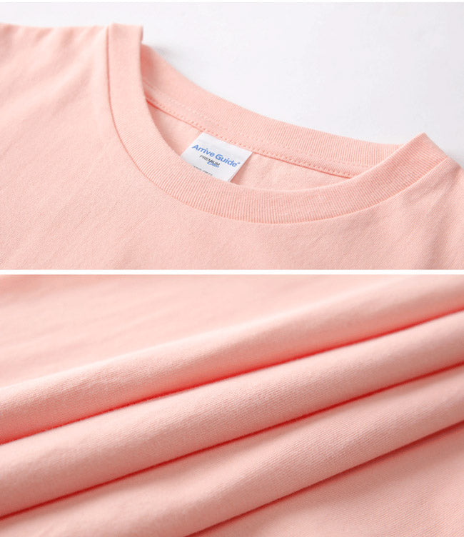 【7工作天起貨】Arrive Guide AG2400 240g 厚版全棉成人短袖圓領T恤