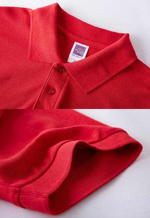 【7工作天起貨】BLANK KING 220g 全棉珠地成人短袖POLO恤