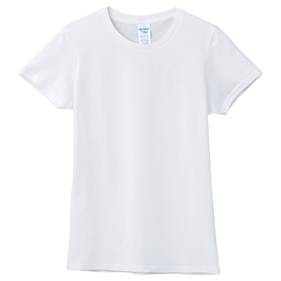 【5工作天起貨】Gildan 180g 76000L Premium Cotton 環紡圓筒女裝T恤