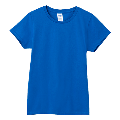 【5工作天起貨】Gildan 180g 76000L Premium Cotton 環紡圓筒女裝T恤