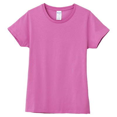 【5工作天起貨】Gildan 180g 76000L Premium Cotton 環紡圓筒女裝T恤