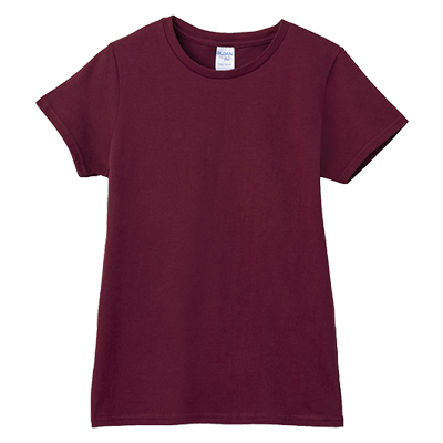 【5工作天起貨】Gildan 180g 76000L Premium Cotton 環紡圓筒女裝T恤