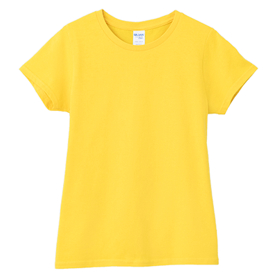 【5工作天起貨】Gildan 180g 76000L Premium Cotton 環紡圓筒女裝T恤