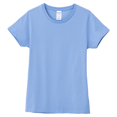 【5工作天起貨】Gildan 180g 76000L Premium Cotton 環紡圓筒女裝T恤