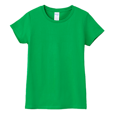 【5工作天起貨】Gildan 180g 76000L Premium Cotton 環紡圓筒女裝T恤