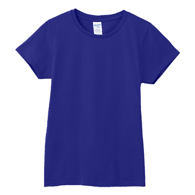 【5工作天起貨】Gildan 180g 76000L Premium Cotton 環紡圓筒女裝T恤